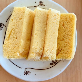 ヘルシー間食に。簡単おからのケーキ